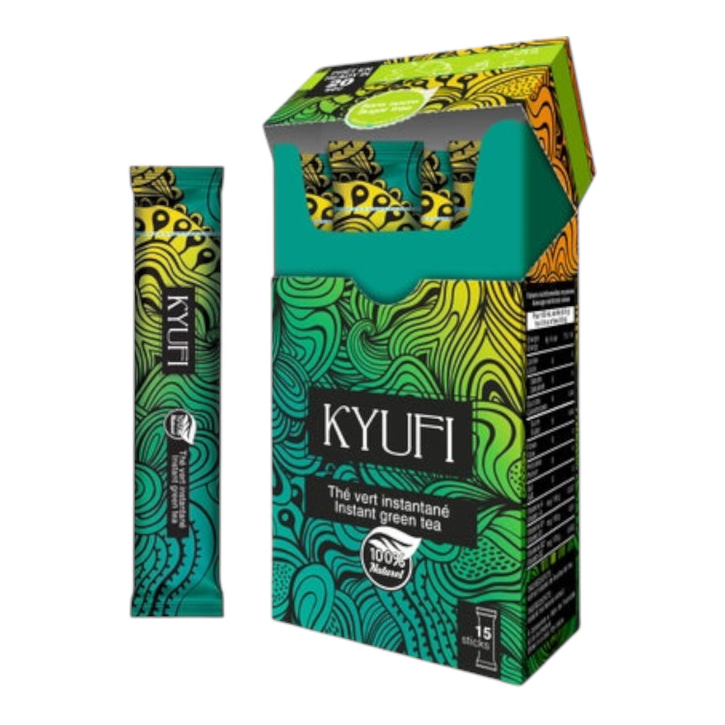 Buy KYUFI Instant Green Tea with Mint – Sugar - Free (15 Sticks) online - ZaytunaMart.ca
