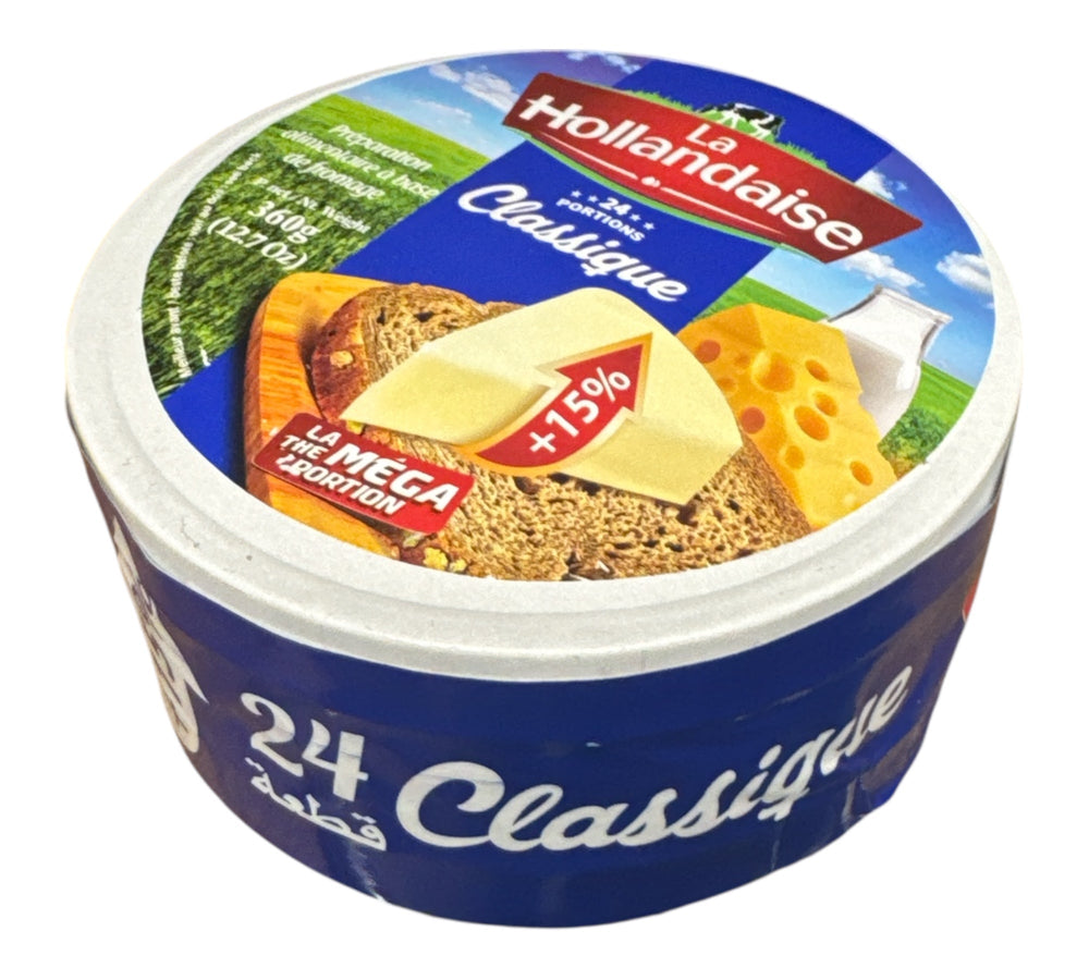 La Hollandaise Halal classique Spread Cheese 24P 360g