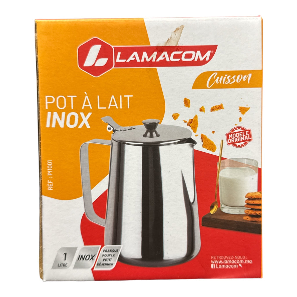 Lamacom Milk Pot Stainless Steel Pot 1L - Authentic from Zaytuna Mart Canada