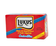 LUKUS Mackerel Fillets in Vegetable Oil – 125g (Product of Morocco)