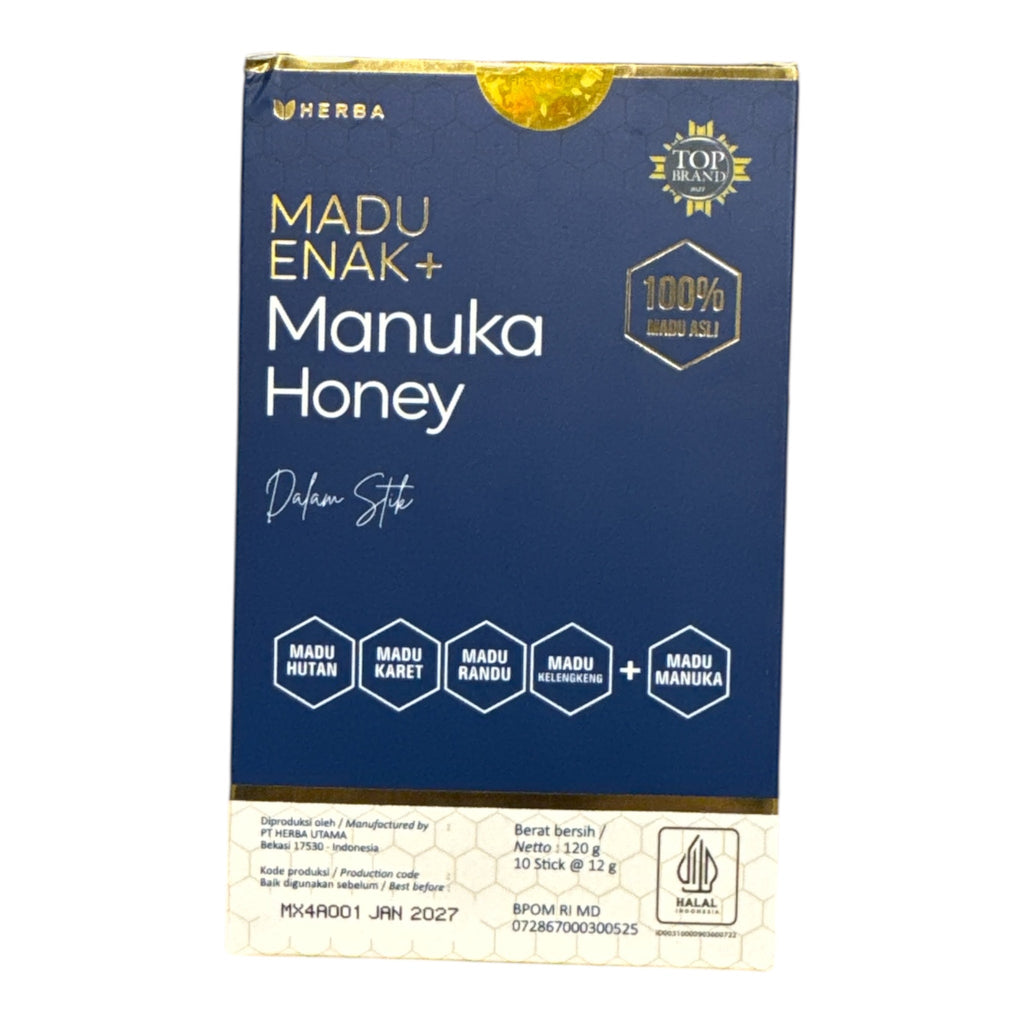Madu Enak + Manuka Honey – Premium Honey Sticks (10 x 12g) - Authentic from Zaytuna Mart Canada