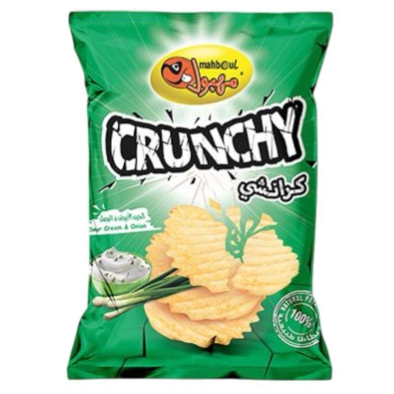 Mahboul CRUNCHY Chips with Sour Cream & Onion (85g) - Authentic from Zaytuna Mart Canada