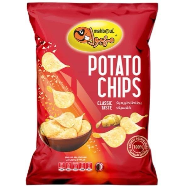 Mahboul Potato Chips Classic (85g) - Authentic from Zaytuna Mart Canada