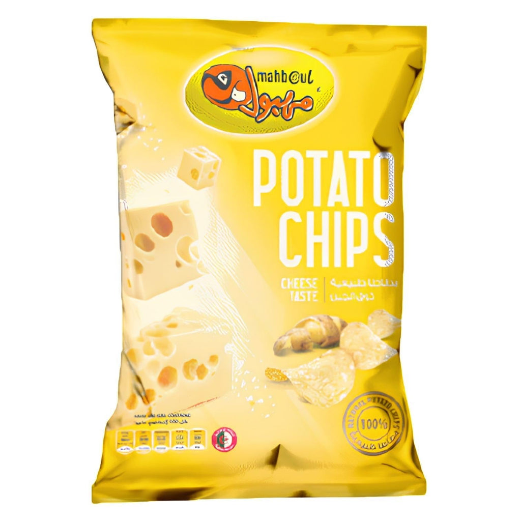 Mahboul Potato Chips with Cheese Flavour (85g) - Authentic from Zaytuna Mart Canada