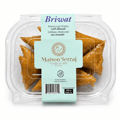 Maison Serraj Briwat – Moroccan Almond Pastry in Honey Syrup 250g