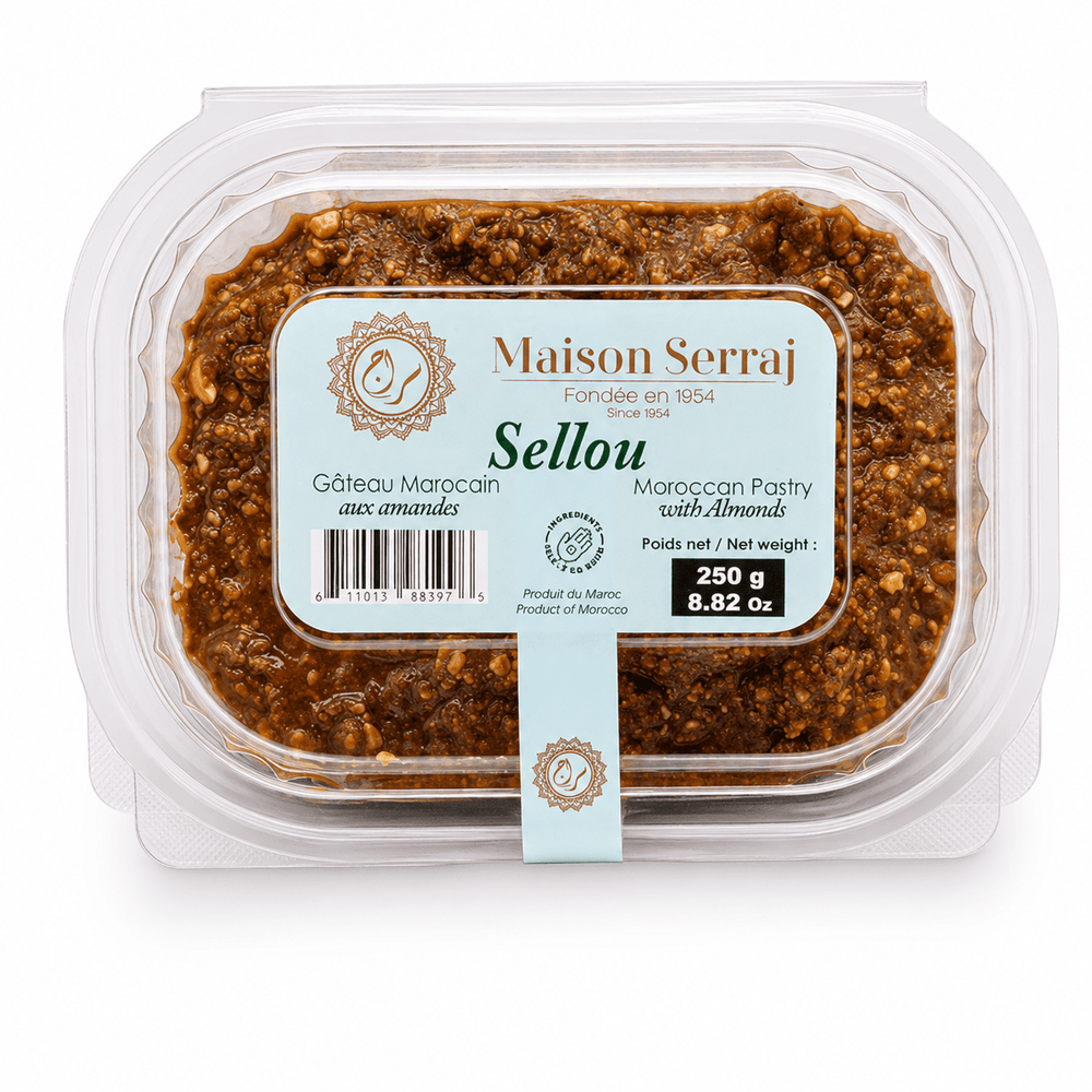 Maison Serraj Sellou – Moroccan Almond & Sesame Pastry Spread (250g)