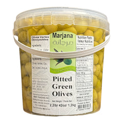 Marjana Pitted Green Olive 2.3kg (1.2kg net)