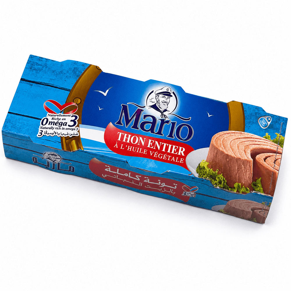 Mario Tuna in Vegetable Oil – 3×80g