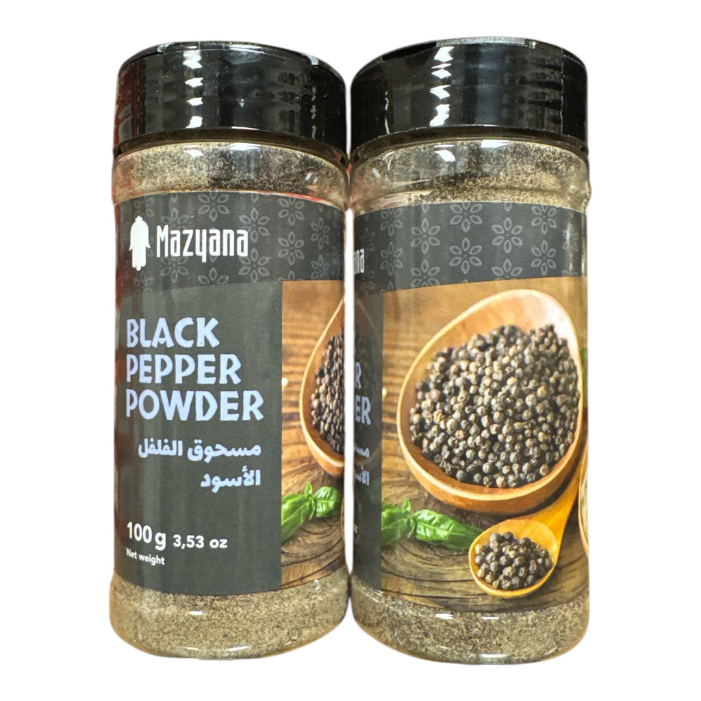 Mazyana Black Pepper Powder 100g - Authentic from Zaytuna Mart Canada