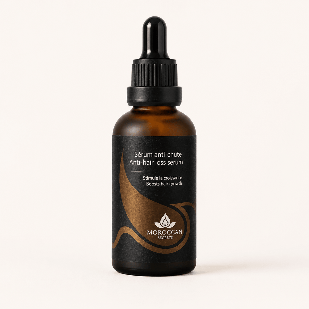 Moroccan Secrets Anti-Hair Loss Serum – Rosemary, Argan & Black Seed Oils 50ml