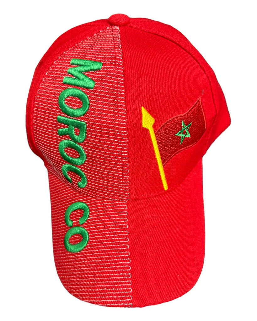 Morocco Flag Hat - Authentic from Zaytuna Mart Canada