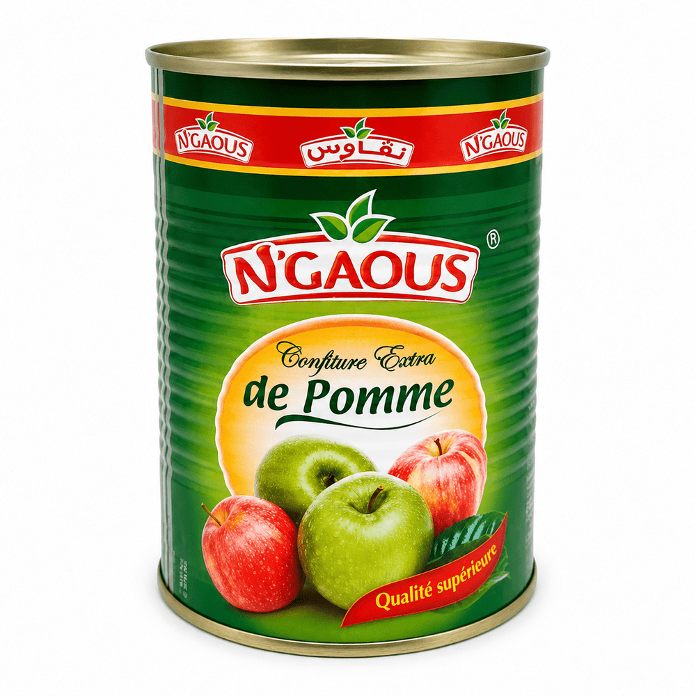 NGaous Apple Jam – Confiture Extra de Pomme 400g