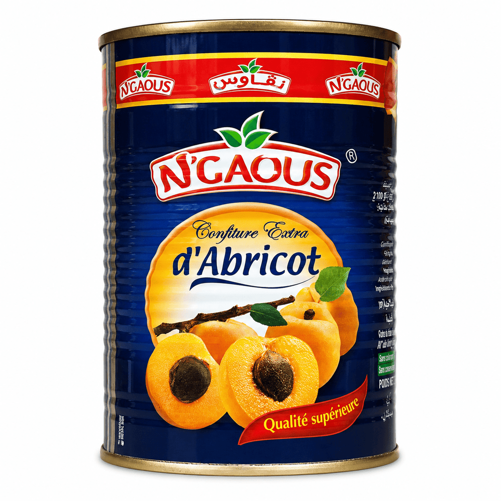 NGaous Apricot Jam – Confiture Extra d’Abricot 400g