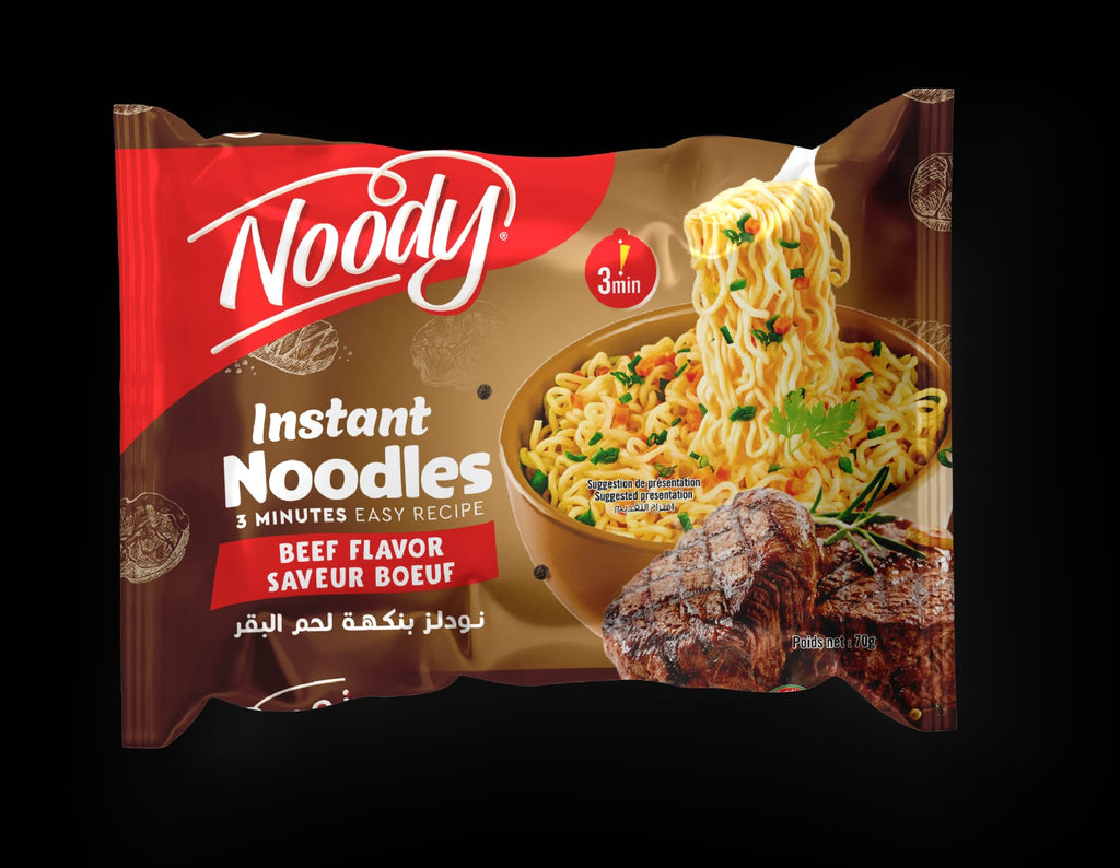 Noody Halal Instant Noodles Beef 5x70g - Authentic from Zaytuna Mart Canada