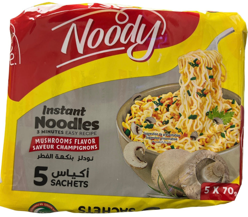 Noody Halal Instant Noodles Mashrooms 5x70g