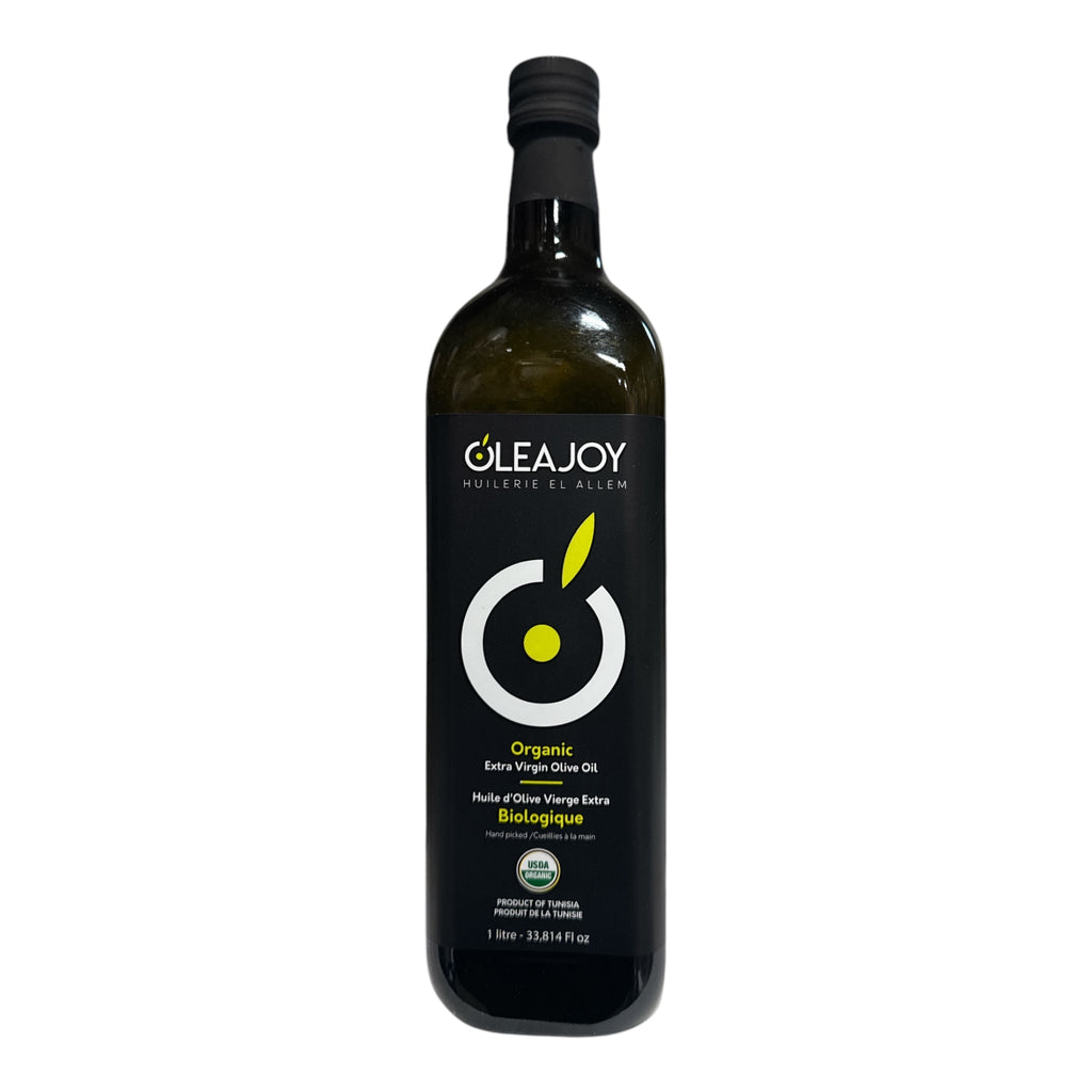 OLEAJOY Organic Extra Virgin Olive Oil 1L - Authentic from Zaytuna Mart Canada