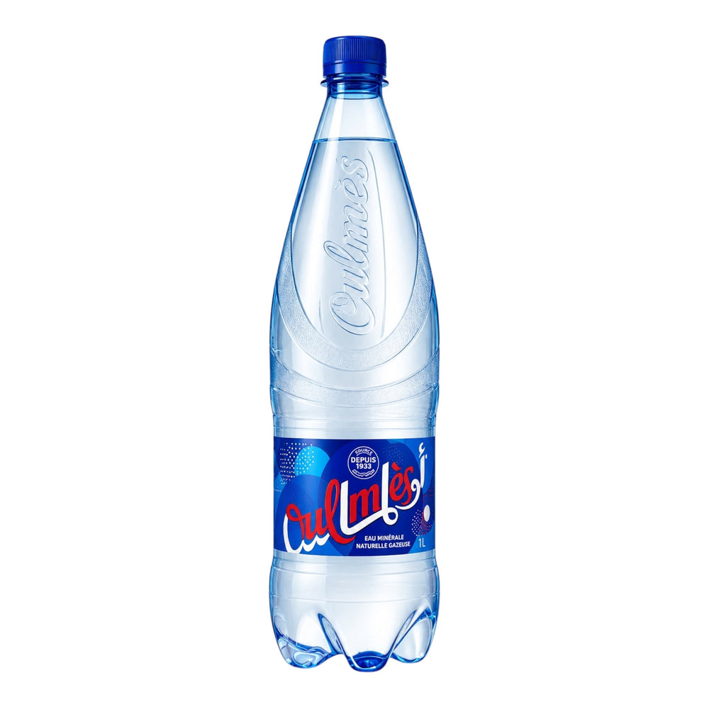 Oulmès Sparkling Natural Mineral Water 1L