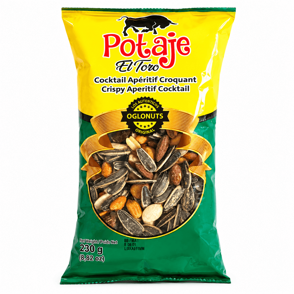 Potaje El Toro Crispy Aperitif Cocktail Mixed Nuts & Seeds – 230 g