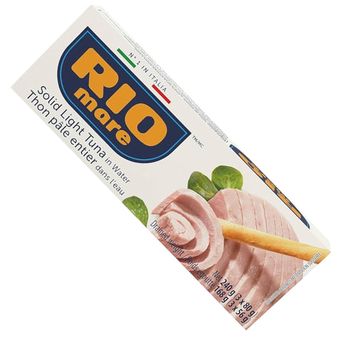 Rio Mare Solid Light Tuna in Water (3 x 80g)