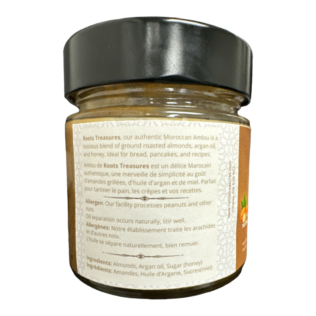 Root Treasures Amlou Almond Paste Artisanal 200g - Authentic from Zaytuna Mart Canada