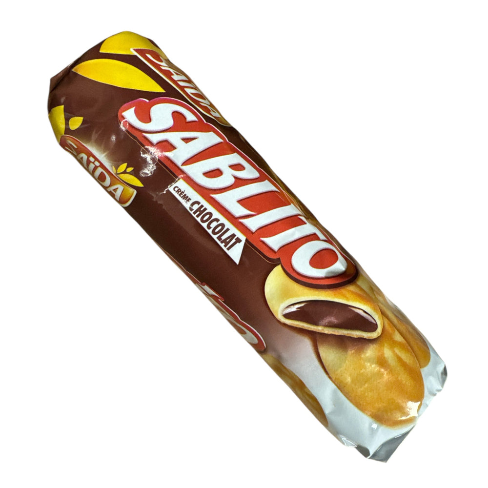 Sablito Chocolate Cream Wafer Rolls 128g – Crispy Wafer with Chocolate Filling