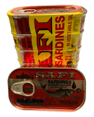 Safi Sardines in  vegetable oil Pack of 5x125g