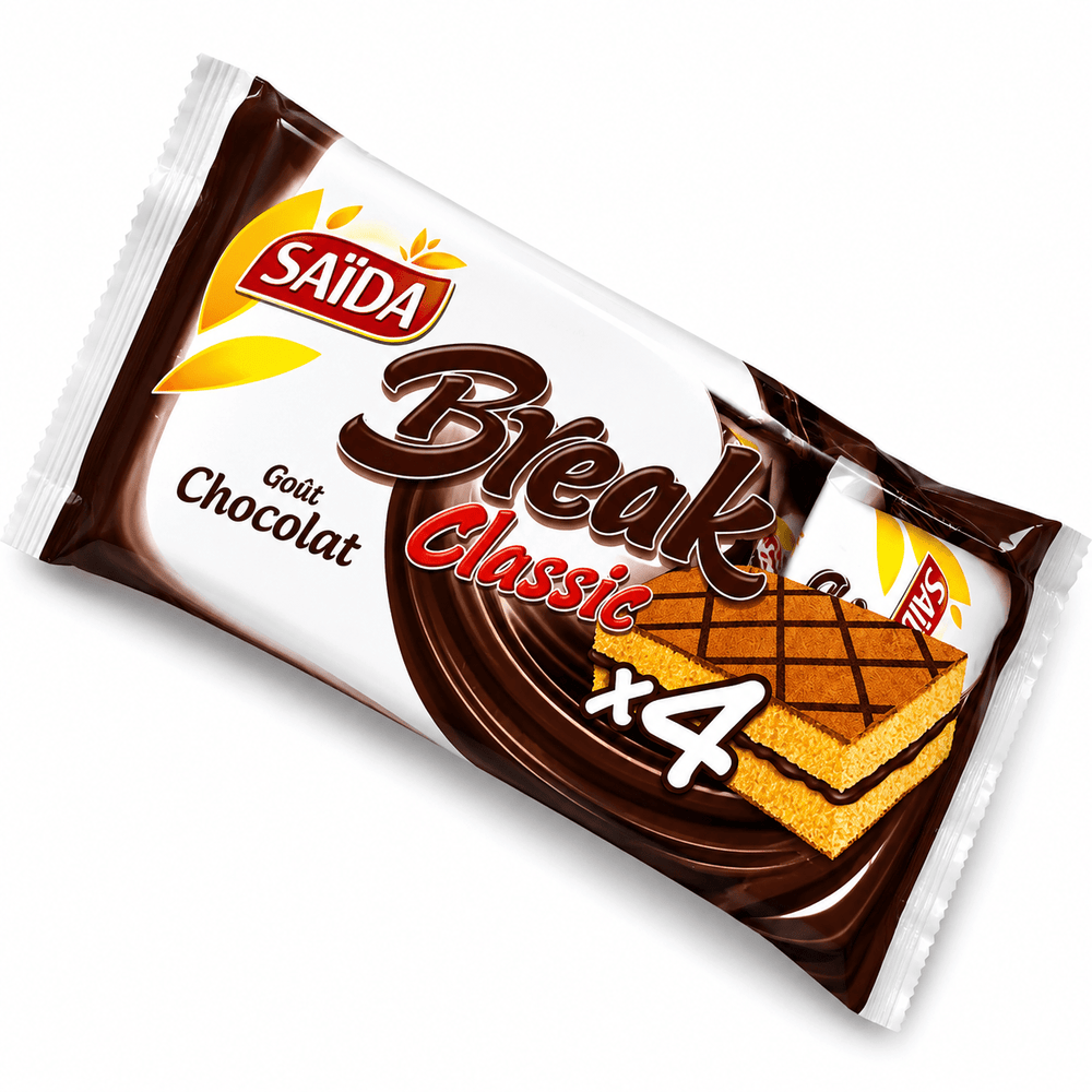 Saida Break Classic Chocolate Cake – 4 Pack
