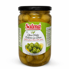 Salma Cracked While Olives with Lemon 480g