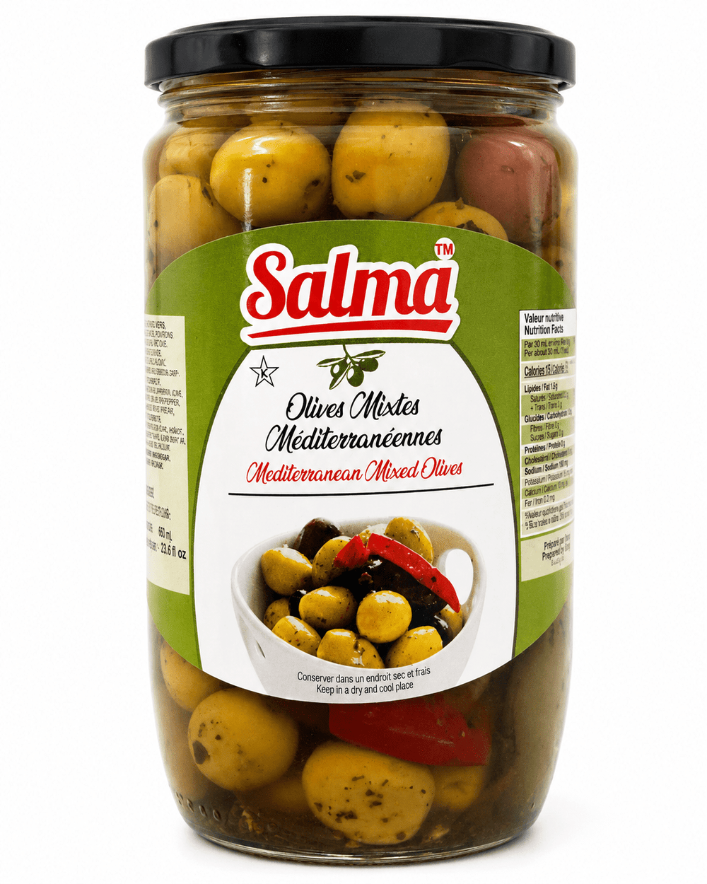 Salma Olives Mediterranean Mix 450g | ZaytunaMart Canada