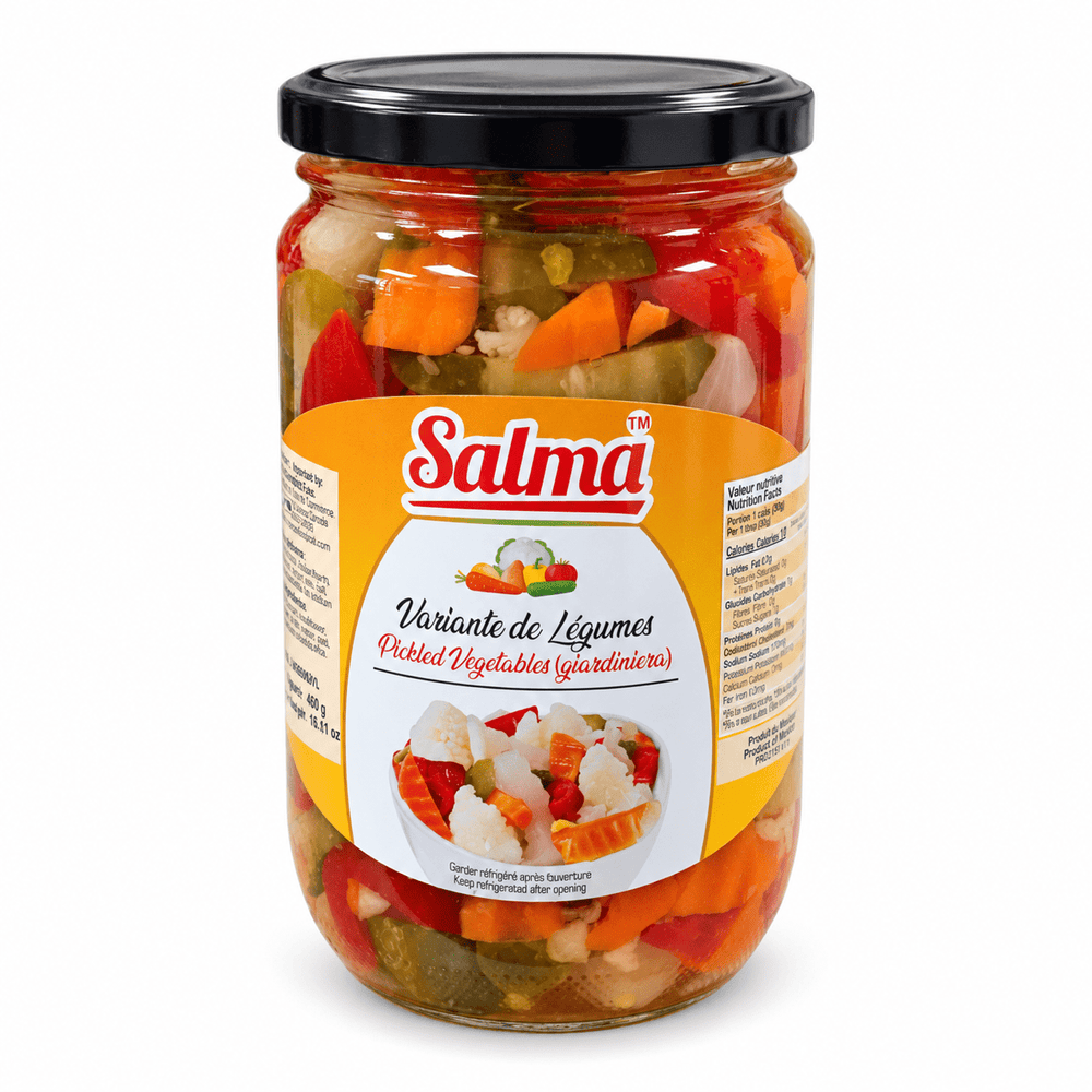 Salma Pickled Mixed Vegetables (Giardiniera) – 420 g