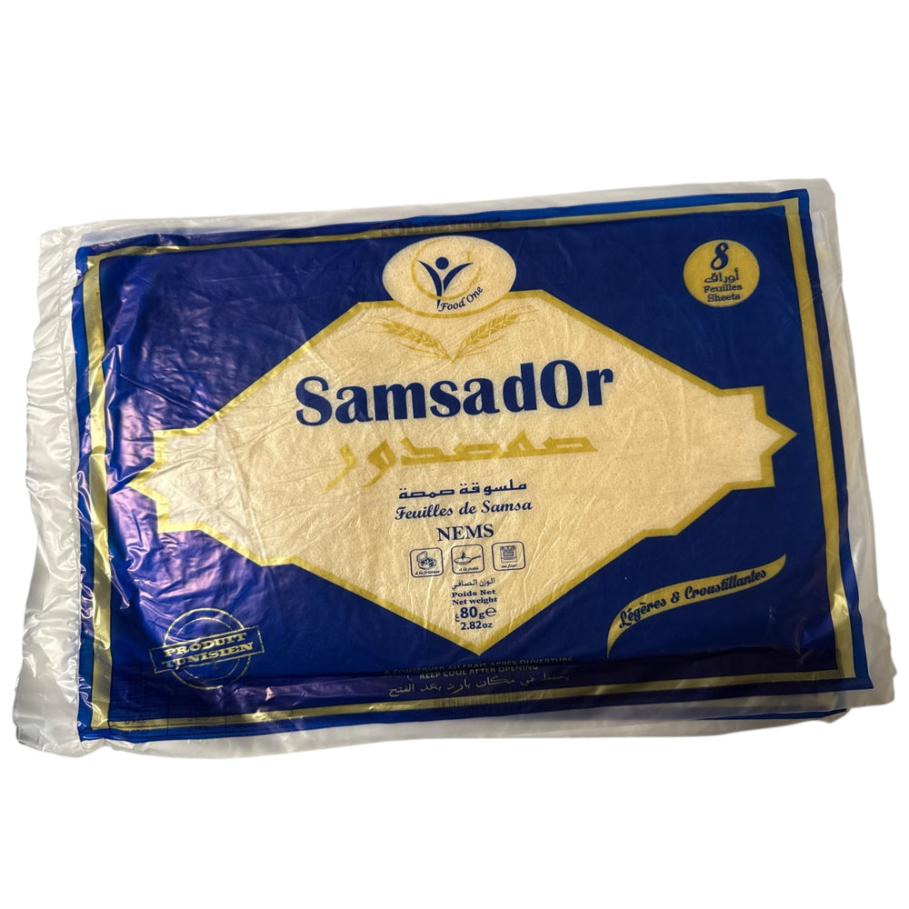 SAMSADOR Brick Spring Roll Sheets Malsouka Dioul Samsa 8 sheets (80g)