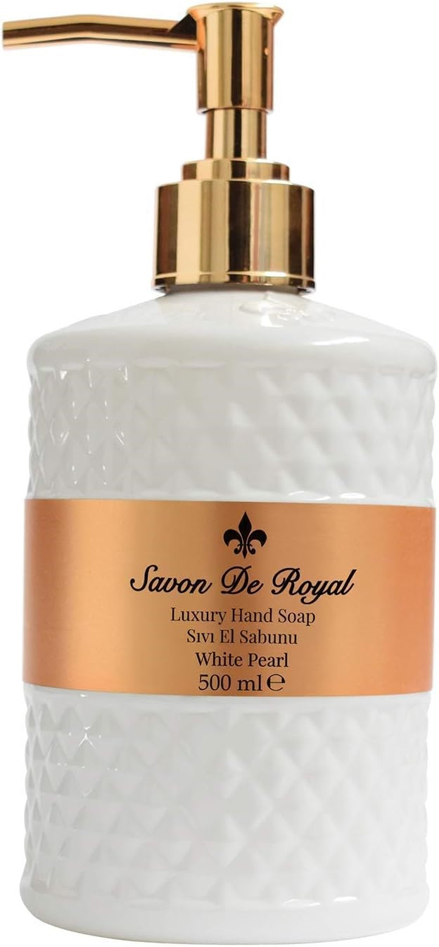Savon De Royal White Pearl Liquid Hand Soap 500ml (16.9 fl oz)