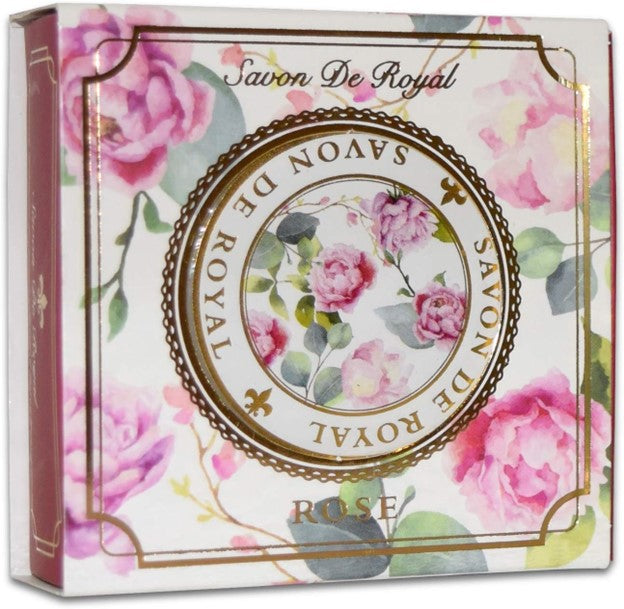 Savon De Royal Luxury Rose Bar Soap 100g