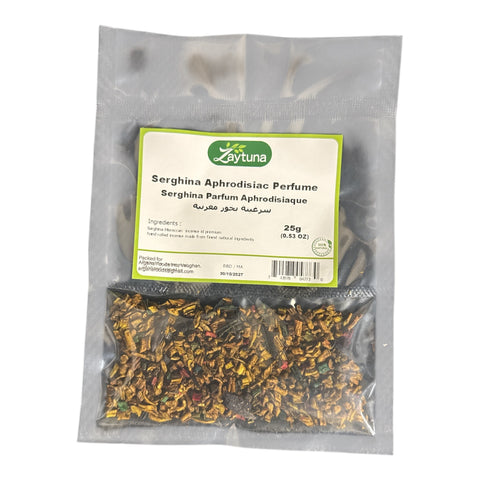 Serghina Moroccan Incense  Aphrodisiac Parfume 25g