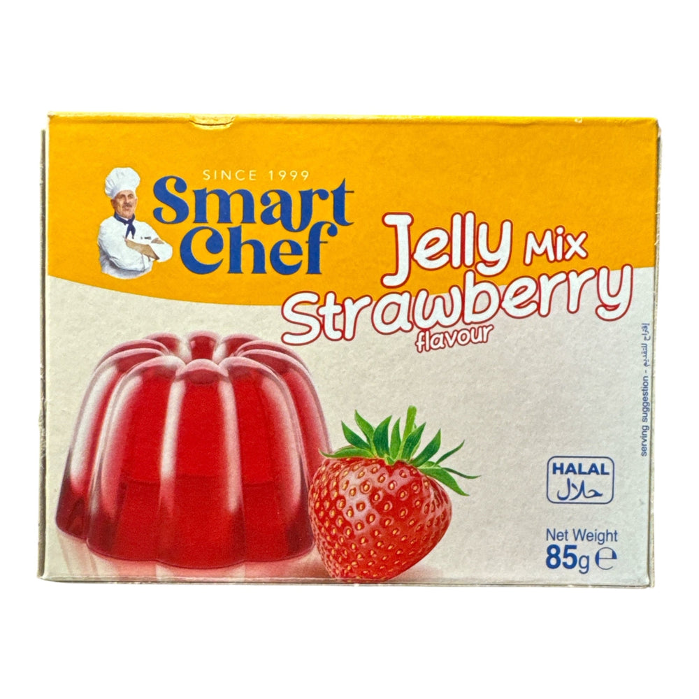 Smart Chef Strawberry Jelly Mix 85g – Halal