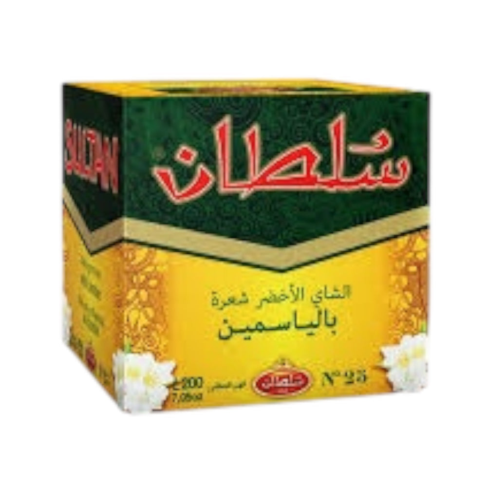 Sultan Jasmine Green Tea No.25 – Premium Loose Leaf Moroccan Tea with natural Jasmine 200g