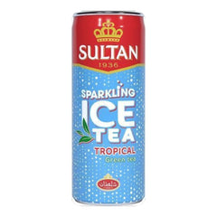 Sultan Sparkling Ice Tea Tropical Green Tea – 330 ml