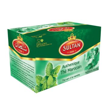 SULTAN Tisane Authentic Moroccan Green tea with Mint 20 bag