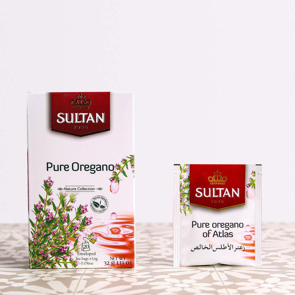 SULTAN Tisane Pure Oregano - 5 Pack (20 Bags Each) - Authentic from Zaytuna Mart Canada