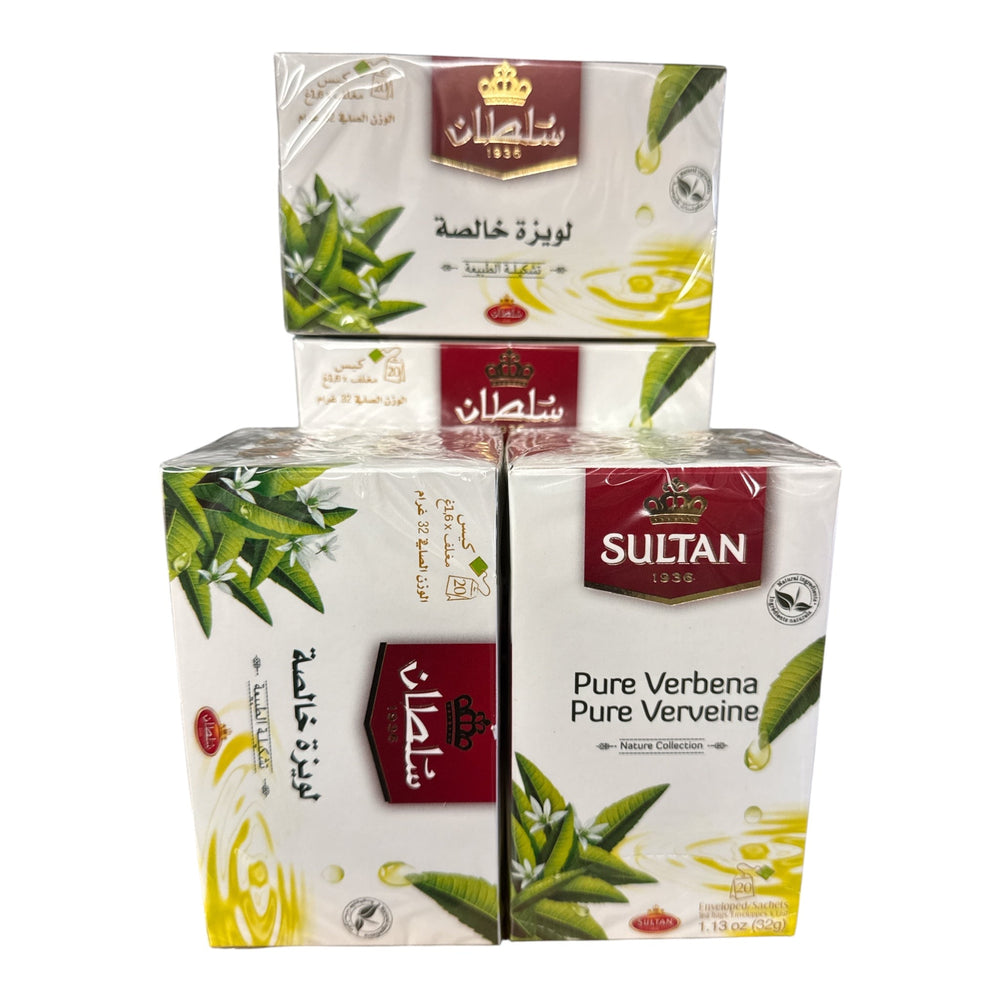 SULTAN Tisane Pure Verbena Tea – 5 Pack (20 Bags Each)
