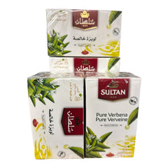 SULTAN Tisane Pure Verbena Tea - 5 Pack (20 Bags Each)