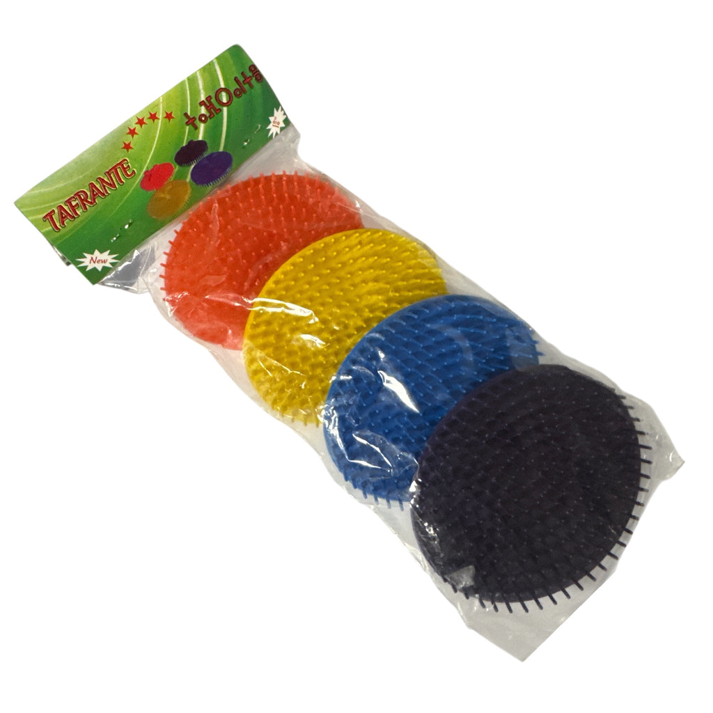 Tafrante Moroccan Hammam Hair & Scalp Exfoliator Brush – 4 Pack - Authentic from Zaytuna Mart Canada