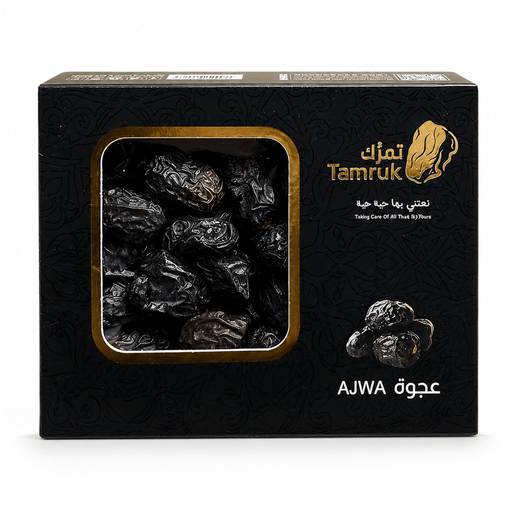 Tamruk unpitted Ajwa Dates Premium Gift Box 400g