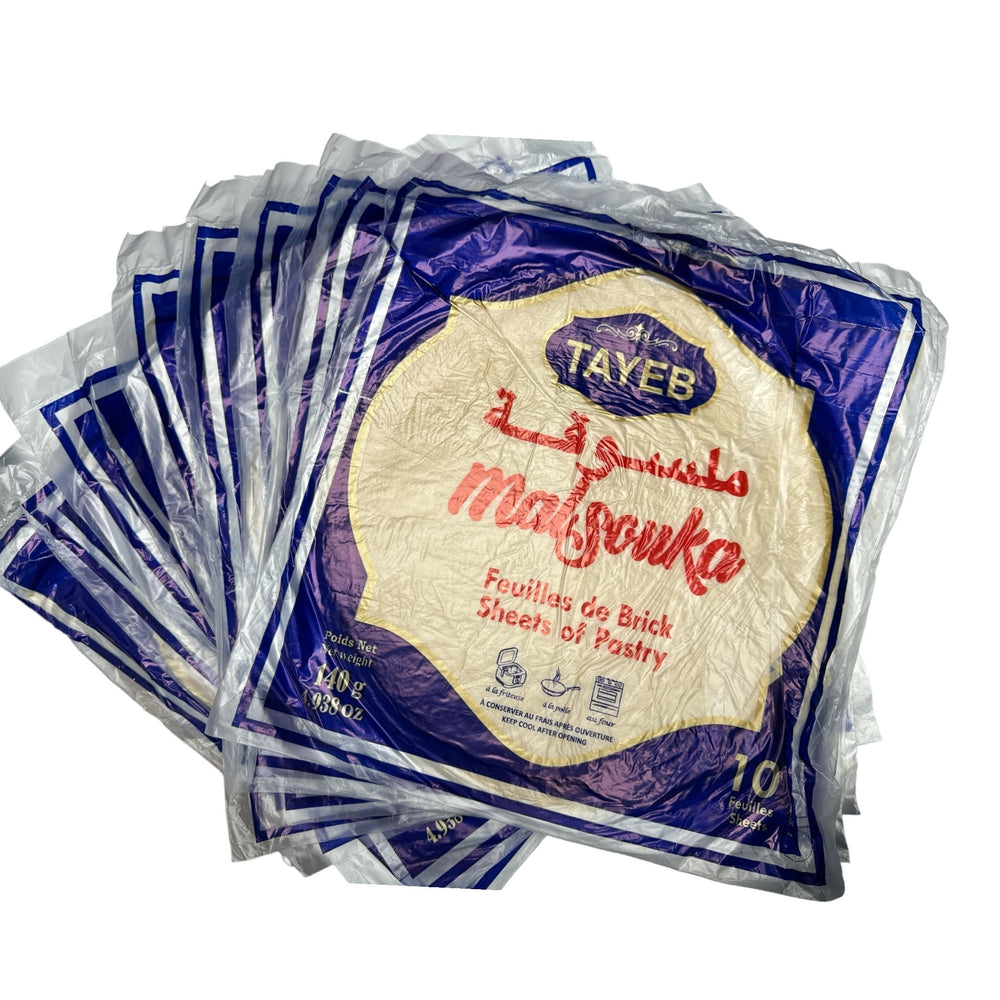 Tayeb Brick Spring Roll Sheets Malsouka Dioul PACK OF 10P (10 x 170g)