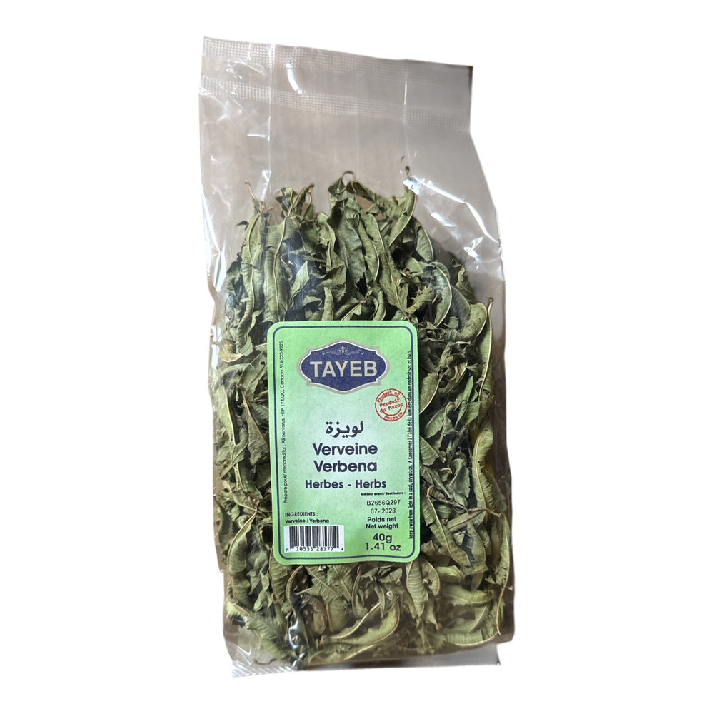 Tayeb Dried Verbena Leaves (Louiza / Meleesa) 40g – Herbal Tea