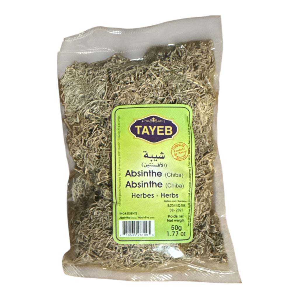 Tayeb Dry Absinth Chiba 50g - Authentic from Zaytuna Mart Canada