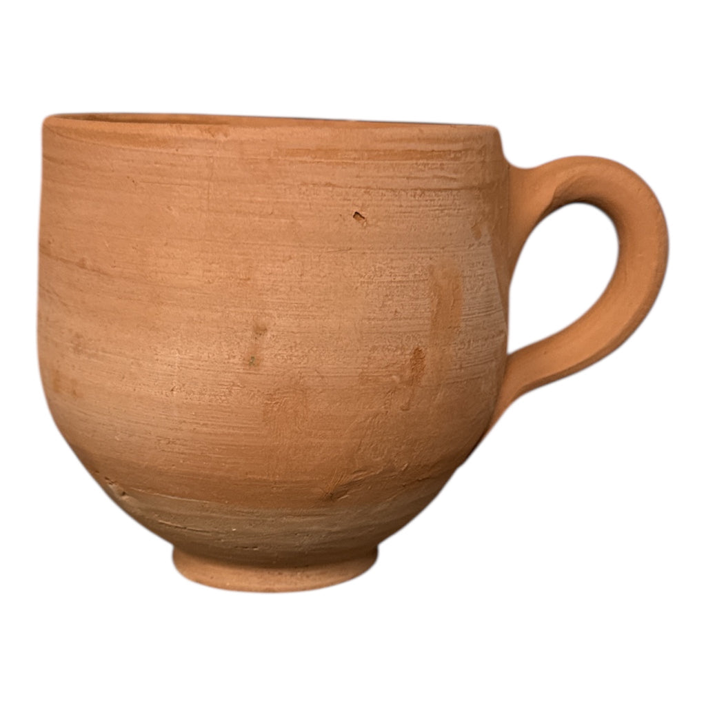Tayeb Naturel Clay Mug Terracotta 10cm - Authentic from Zaytuna Mart Canada
