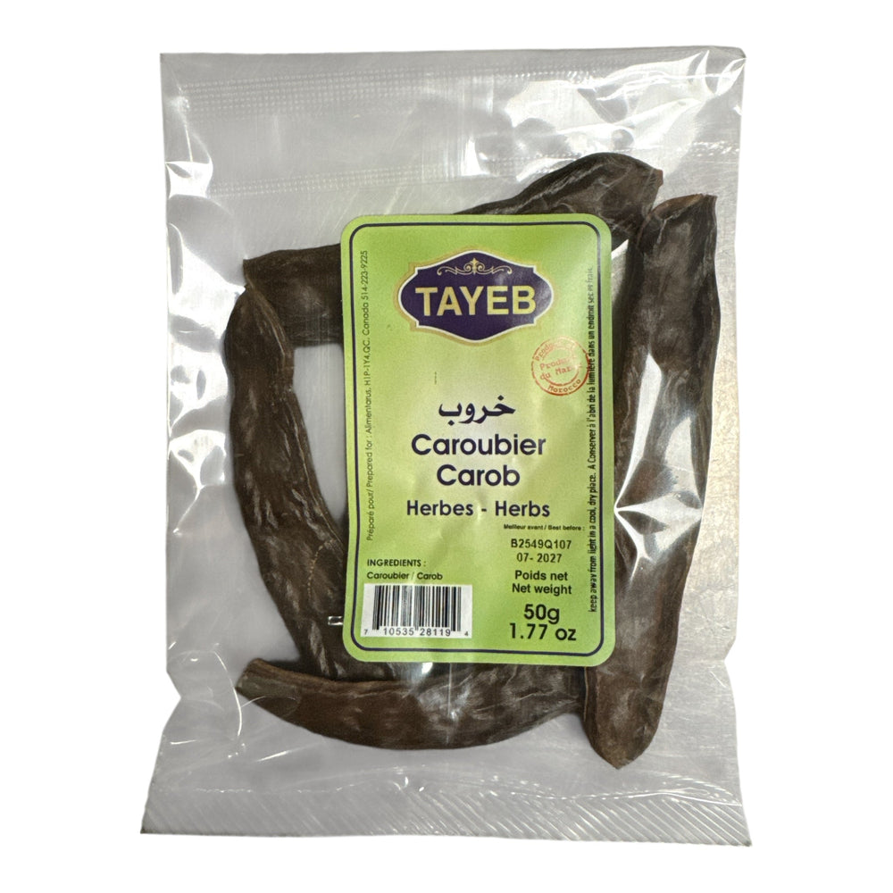 TAYEB Pure Natural Carob Pods 50g