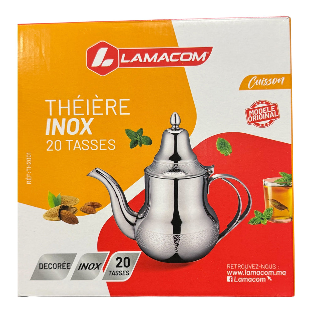 Teapot Stainless steel LAMACOM 20 cups (1.5L)