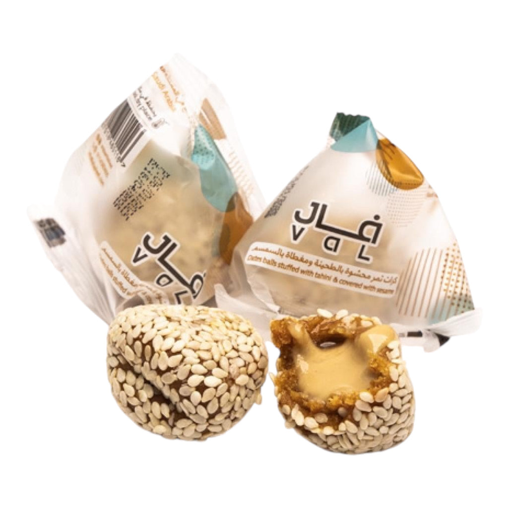 VAL Dates Balls with Tahini & Sesame 500g - Authentic from Zaytuna Mart Canada